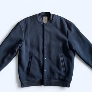 GAP Wool Navy College Varsity Jacket Mens XL Tall